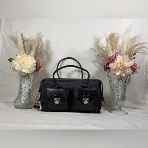 Dark Gray/Black Vintage Dooney & Bourke Handbag